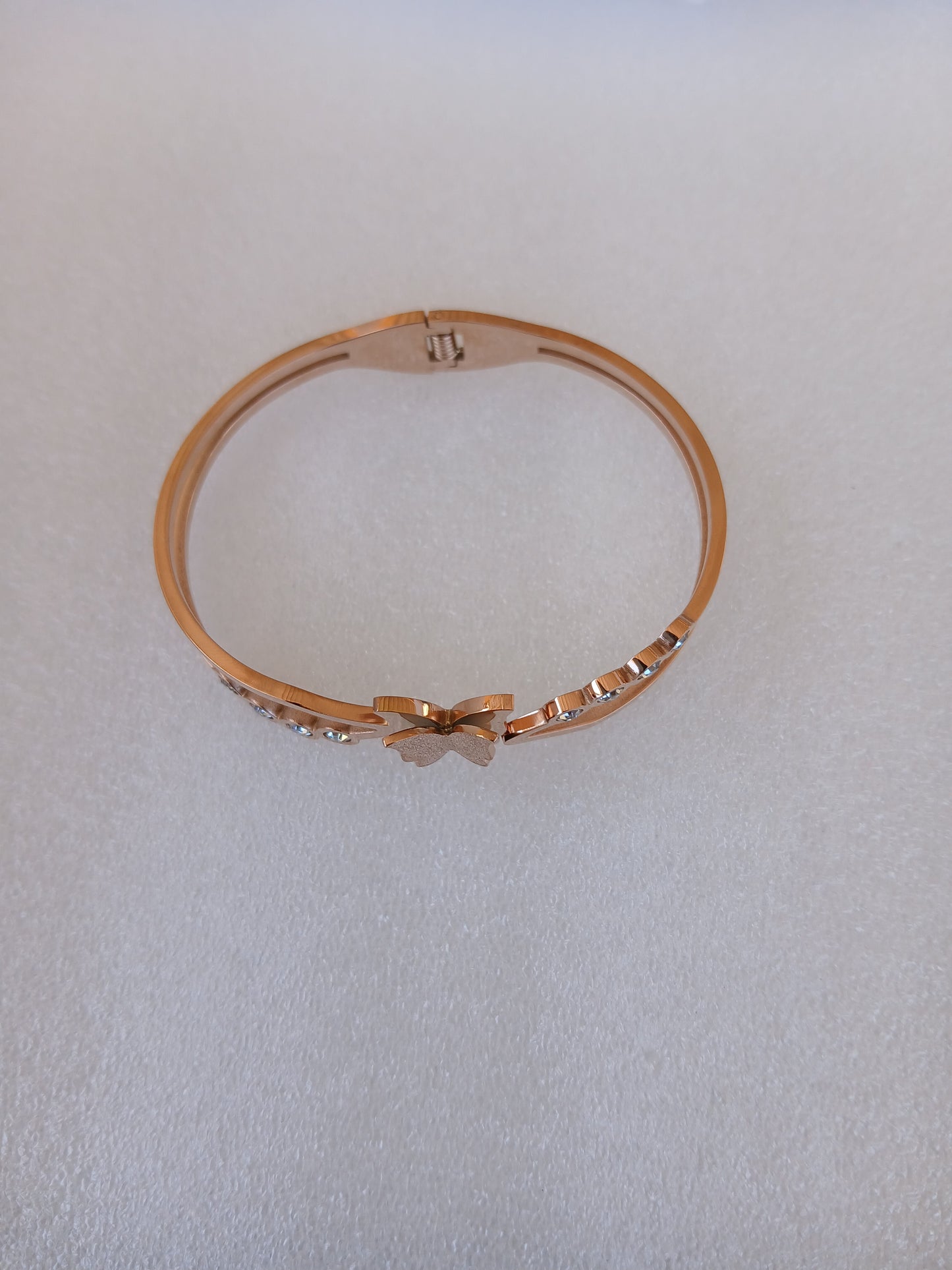 Butterfly bracelet |Rose gold