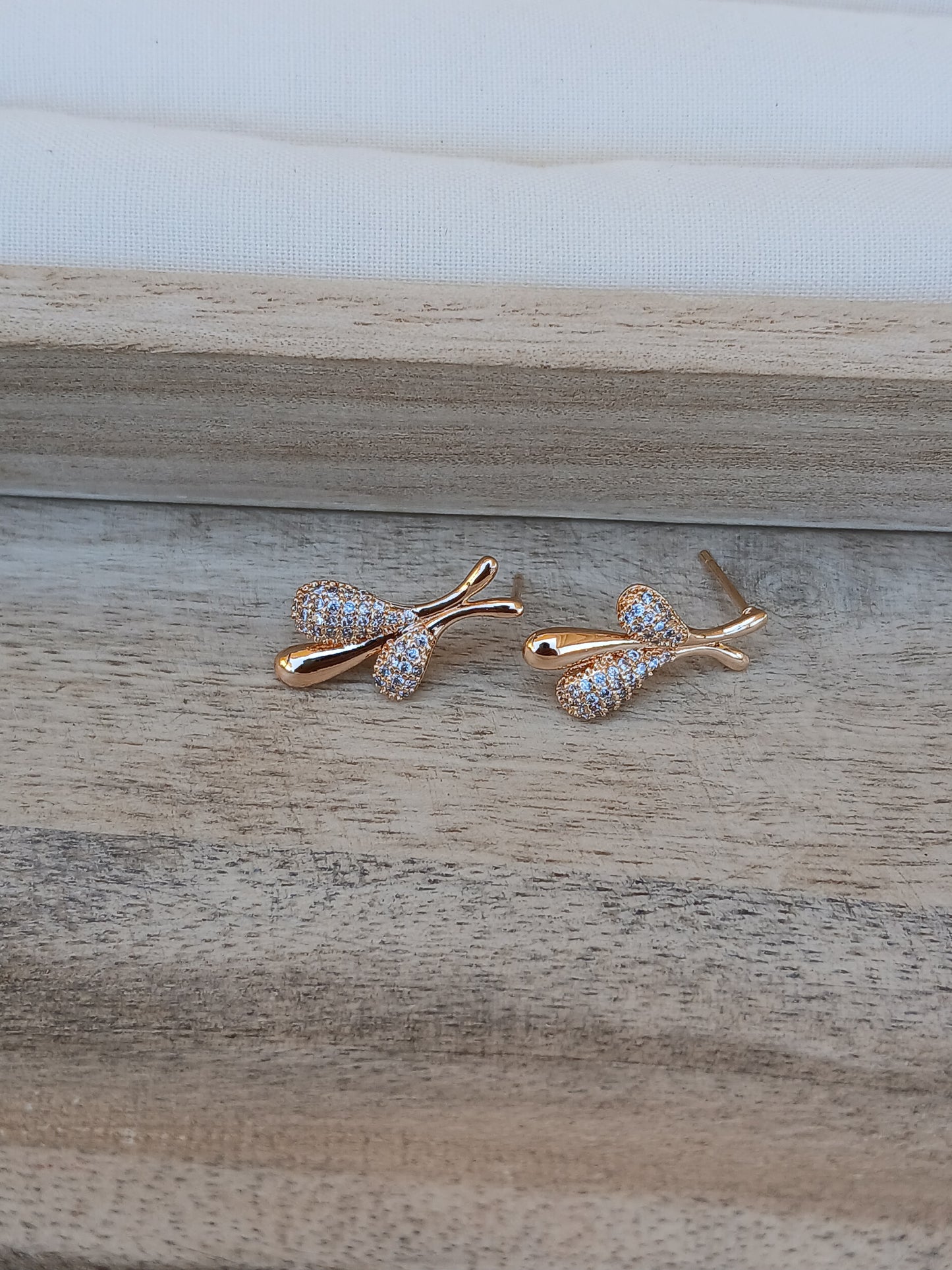 14K Gold-Plated Statement Stud Earring