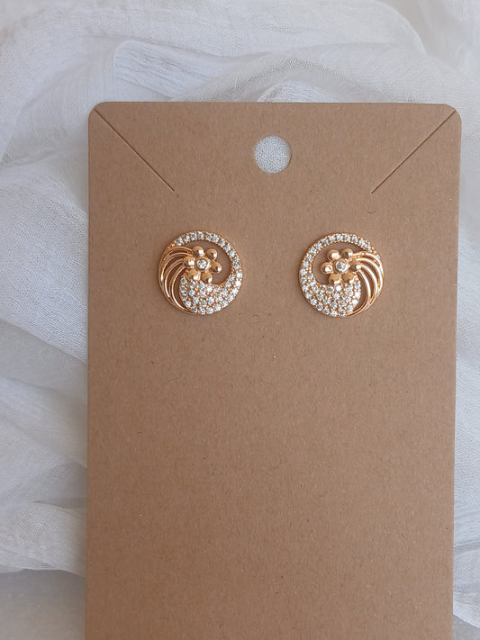 Round Stud Earring