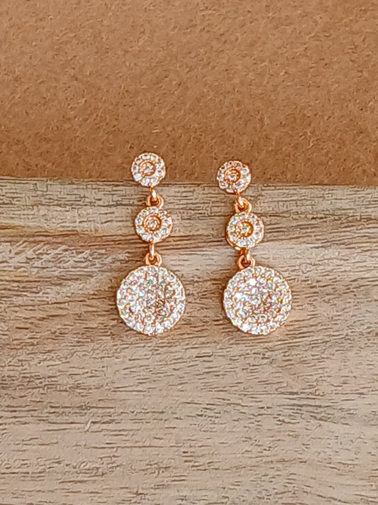 Trio round Dangle Earring