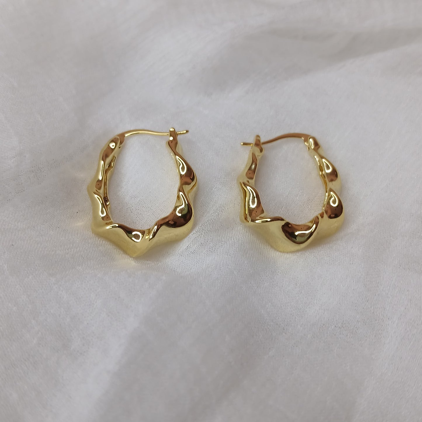 Twisted Hoop Earrings