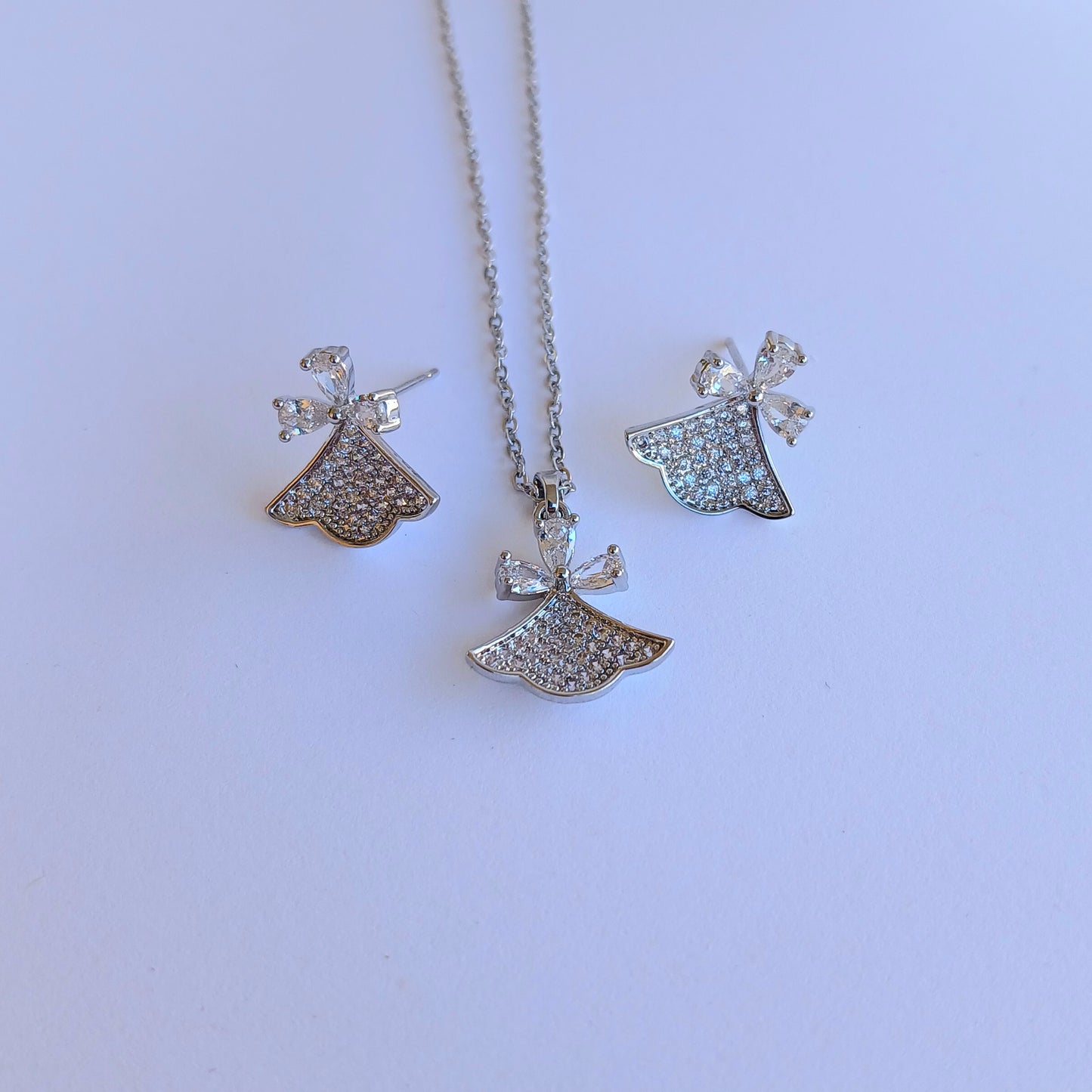 CZ Stone necklace set