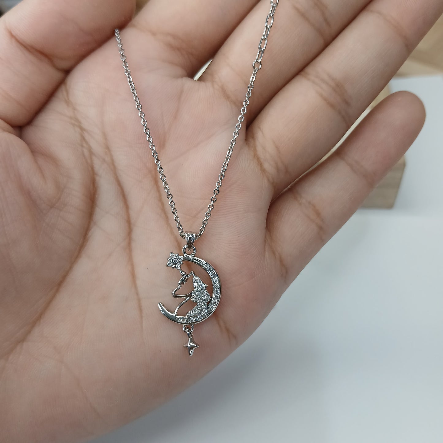 Moon Pendant | Silver